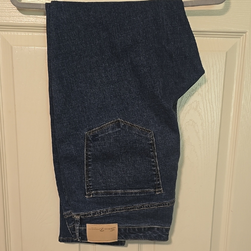 Seven7 High Rise Dark Blue Jeans